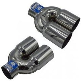 Resim Çiftli 3mm M Model Krom Egzoz Ucu 76 100 800-010lr 