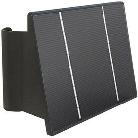 Resim Springsun Güneş Enerjili Led Duvar Aydınlatıcısı, İki Yönlü Işık, Enerji Tasarruflu, Su Geçirmez, Dört Işık Demeti, İzsiz Çivi Hediyeli Siyah 