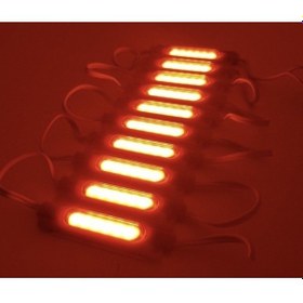 Resim Cob Led Modül Lensli 2 Watt 12 Volt Kırmızı (10 Adet) 