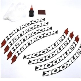 Resim Boostzone Hankook Lastik Yazısı Seti Oto Kokusu 4 Adet 2.5 Cm 