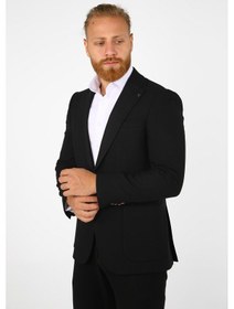 Resim Brango 30148 Erkek Blazer Ceket Siyah 