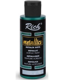 Resim Rich Metalik Akrilik Boya 120Cc. N 766 Yaprak Yeşili 
