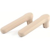 Resim Willowhaven 2 Adet Beige Kapı Kolu Kılıfı Çarpışma Önleyici Kolçak Dekorasyon 