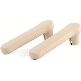 Resim Willowhaven 2 Adet Beige Kapı Kolu Kılıfı Çarpışma Önleyici Kolçak Dekorasyon 