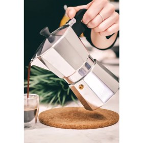 Resim UltraMint Paslanmaz Alüminyum Moka Pot 150ML 3 Bardak Kahve Makinesi 