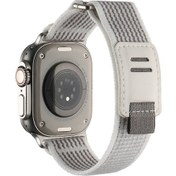 Resim Nihcase iOS Watch Ultra 49mm Uyumlu Kordon Krd106 Cırtcırtlı Spor Kordon 