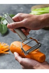 Resim FAYA HOME Paslanmaz Çelik Jülyen Meyve Sebze Soyucu Kesici Doğrayıcı 