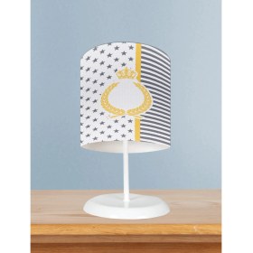 Resim Mekta Home Bebek ve Çocuk Odası Taç Çelenk Yıldızlı Abajur 