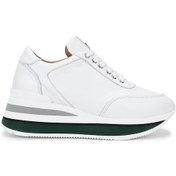 Resim Tamer Tanca Kadın Hakiki Deri Beyaz Sneakers & Spor Ayakkabı 923 1200 Bn Ayk Y25 Beyaz Dr Beyaz 