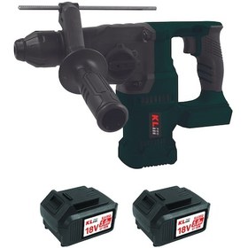Resim Klpro Klpm18bh-50 18V/5.0Ah. 2.8j Kömürsüz Çift Akülü Pnömatik Matkap Kırıcı/Delici 