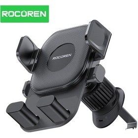 Resim Rocoren Metal Kancalı Havalandırma Destekli Araç İçi Telefon Tutucu 