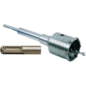 Resim Tomax Sds Plus Elmaslı Beton Delme Ucu 100 Mm Panç + 200 Mm Adaptör 