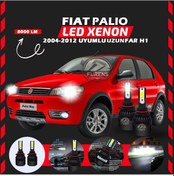 Resim Fiat Palio 2004-2012 Uzun Far Uyumlu Şimşek Etkili Led Xenon Light Series H1 