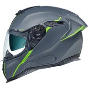 Resim Nexx Sx.100R Shortcut Kask Mat Gri-Neon 