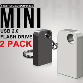 Resim 2 adet BLIKSEM USB 2.0 Flaş Sürücüler - Yüksek Hızlı Metal Anahtarlık USB Sürücüleri (8GB & 4GB) için PC/Dizüstü Bilgisayar/Tablet/Telafon/Araç Ses Sistemi/Oyun Konsolu - Dosyalar, Fotoğraflar, Videolar için Dayanıklı Taşınabilir Depolama, Güvenli Dosya Yedekleme | Şık Metalik Yüzey | Yüksek Hız Performansı 