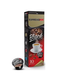 Resim Espressomm® Tchibo Cafissimo Makineleri İle Uyumlu Black Kapsül Kahve 10'lu 