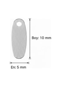 Resim Metalik Gümüş 10 X 5 Mm Dantel Oya Yazma Halhal Abiye Lazer Kesim Pul 50 Adet 