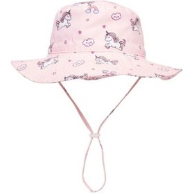 Resim Upf50+ Güneş Korumalı Hızlı Kuruyan Kafa Capı Ayarlanabilir Unicorn Desenli Pembe Petityu Şapka Pembe 