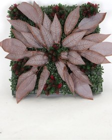 Resim Yapay Çiçek Deposu Yapay Dikey Bitki Hazır Duvar Paneli 55 Cm X 55 Cm Model 12 