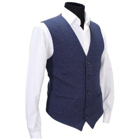 Resim Mentor Regalo Erkek Yelek V Yaka Lacivert Desenli 50498 