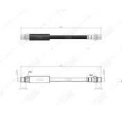 Resim SVAC 50-159 Fren Hortumu Ön G-Class W460 82-92 W461 93-00 Svac