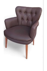 Resim GARDEN HOUSE Tekli Deri Ofis Koltuk Kafe Koltuğu Misafir Bekleme Koltuğu Koltuk Çalışma Masa Sandalyesi Berjer 