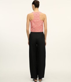 Resim JONATHAN - Pleated Wide Leg Pants - Black - 38 / Black 