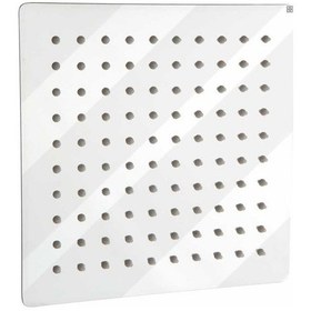 Resim Ahlez Paslanmaz 304 Kalite Ankastre İnce Tepe Duş Başlığı Krom 20 x 20 cm Krom 