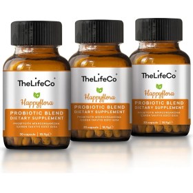 Resim TheLifeCo Happyflora Probiyotik 10 Milyar Mikroorganizma İçeren Gıda x 3 Adet 