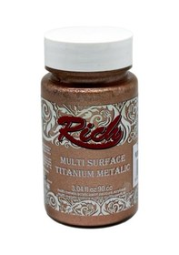 Resim Rich Multi Surface Titanium Metalik Boya 90 Cc. 2530 Pudra Pembe 