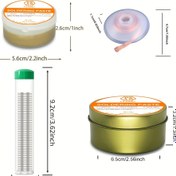 Resim Soldering Flux PX-SX001, PCB IC bileşenlerini soldurmak için kullanılır, metal işleme ve elektronik tamirler için uygundur. Kullanıcı dostu ve paslanmaz çelik levhalar, demir levhalar, nikel levhalar, 18650 piller, bakır tel ve diğer ev elektronik tamirleri ile iyi çalışır. 