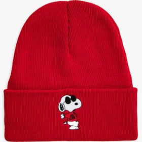 Resim Kız Çocuk Snoopy Lisanslı Baskılı Bere 