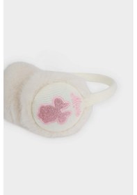 Resim Defacto Kız Çocuk Disney Mickey & Minnie Pelüş Kulaklık F3513a825wnwt43 Beyaz-wt43 