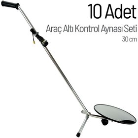 Resim İleri Trafik Araç Altı Kontrol Aynası 30 cm Onlu Set 