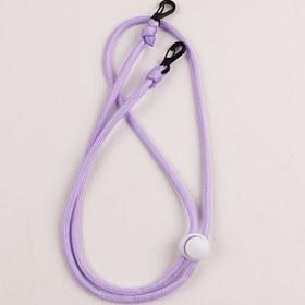 Resim Yaylı Durduruculu Ayarlanabilir Şapka Çenesi Kordonu - Rüzgar Geçirmez Çok Fonksiyonlu Polyester Askı, Balıkçılık, Yürüyüş ve Açık Hava Aktiviteleri için Güvenli Şapka Tutucu Kayış (Mor) 