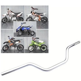 Resim Hightower Beyaz 7/8" 22mm Çok Amaçlı Motosiklet Gidonu - Kaymaz Tutma, Hafif Alüminyum Alaşım, Crf Yzf Kxf Klx Rmz Drz İçin 