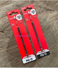 Resim Milwaukee Ph2 Yıldız Bits Uç 15cm Pz2 Uç Cobalt Çelik Vida Sıkma Ucu 2li 