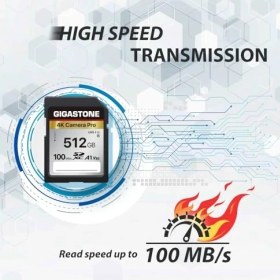 Resim Gigastone Gıgastone 512 GB Sdxc Hafıza Kartı, 4K Camera Pro, 100 Mb/s'ye Kadar, Canon Sony Nikon Olympus Dijital Kameralarla Video Kayıtları Için, A1 V30 Uhs-I U3 Sınıf 10 
