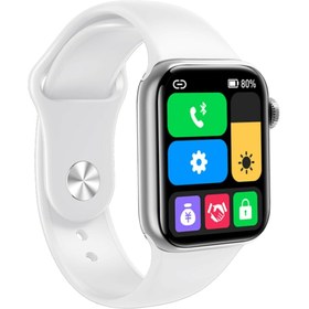 Resim Han-S Bilişim Casper Via A1 A2 A3 A4 Uyumlu Beyaz Watch 7 Series Akıllı Saat Yeni Nesil Son Teknoloji 