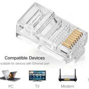 Resim Seenergy Wozlo Ez RJ45 Cat5/cat6 Yeni Nesil Konnektör-Delikli Konnektör 10 Adet 
