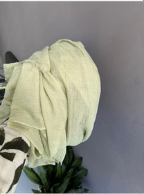 Resim Aminenesil Modakaşmir Açık Yeşil Bambu Şal Mint 