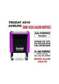 Resim Kaşe - Trodat 4910 - Hemşire - Doktor Kaşesi N11.15115 