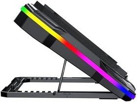 Resim Classone GT100 Gaming Laptop Sogutucu 2200RPM, Rgb Işıklı, LED Display Notebook soğutucu stand 