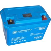 Resim Megacell 12.8 volt 100 amper lifepo4 lithium demir fosfat akü 