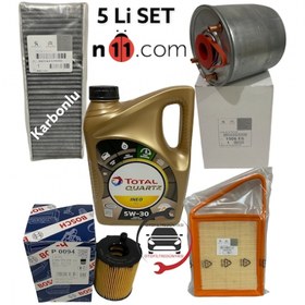 Resim Citroen C-Elysee Peugeot 301 1.6 Hdi -Hava-Yağ-Polen-Yakit-Total İNEO ECS 4LT 5W30 DPF LİYaği-5Lİ TA 