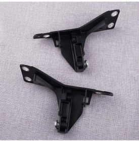 Resim Lasonstiges 8e0805364 1 Çift Sol Ve Sağ Araba Ön Tampon Far Tutucu Audi A4 S4 Rs4 Quattro Koltuk Exeo / St 8e0805363 Uyar 