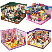 Resim 4-Model Sevimli Ayı Serisi Sokak Sahnesi Masaüstü Figürleri - Kendi Kendine Montaj, Plastik, Elektrik Gerektirmez, Ev Dekoru ve Hediyeler için Canlı Karışık Renkler, Sevimli Masa Dekorasyonları, Hediye Ürün, Eğlenceli Tasarım, Detaylı El Sanatları 