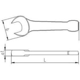 Resim İzeltaş Çatal Çakma Anahtar 36 Mm N11.15010 