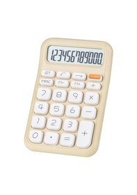 Resim Powermaster Pm-25409 Krem Renk 12 Haneli Lcd Ekranlı Masaüstü Hesap Makinesi - Pastel Serisi Siyah 