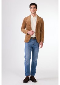 Resim Dufy Bej Erkek Ceket - Slim Fit Bej 